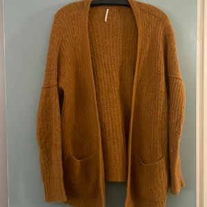 Small free people long cardigan